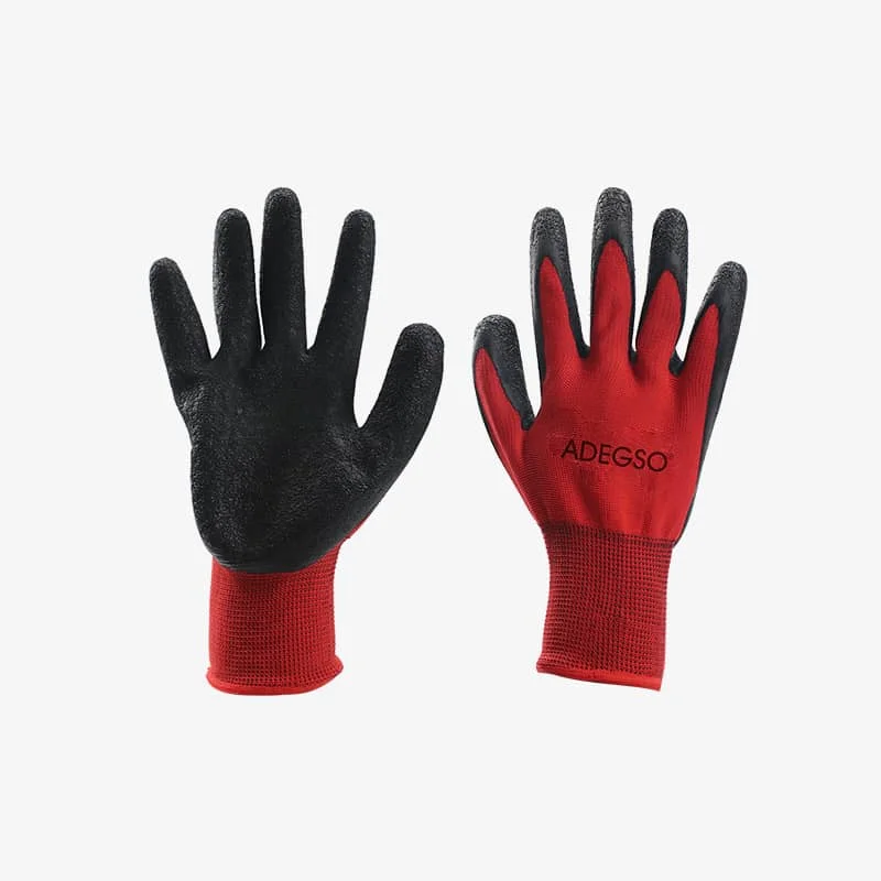 Guantes de cuero rugoso